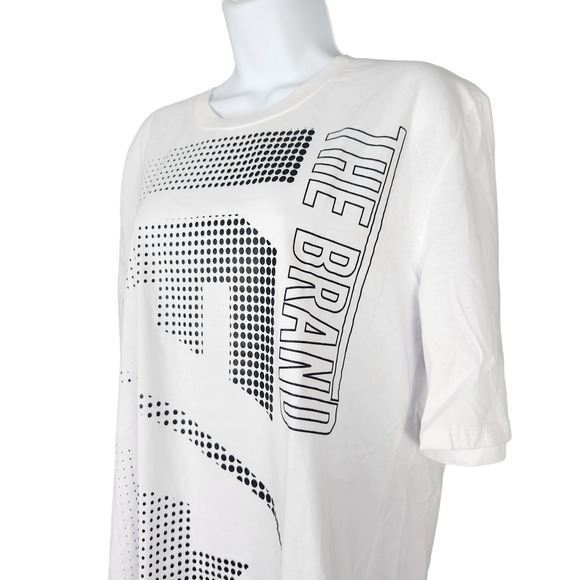 LF the Brand Oversized White Logo Tee M - Picture 2 of 8